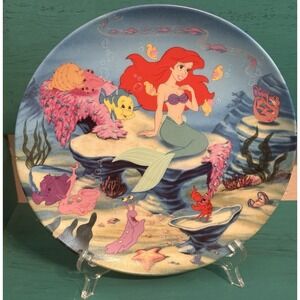 "A Song From the Sea" Limited Edition Plate One in The Little Mermaid Collection